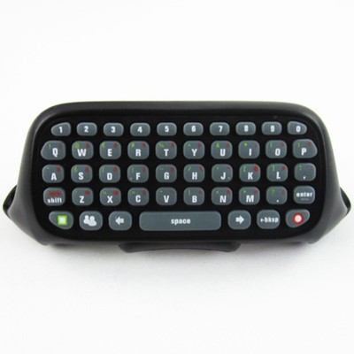 WIRELESS CONTROLLER CHATPAD / TASTATUR in SCHWARZ für XBOX 360 VOM DRITTHERSTELL
