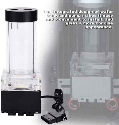 Pump/Reservoir Combo,800L/H PC Water Cooling Integrated Mute,G 17cm-black - Afbeelding 2 van 9