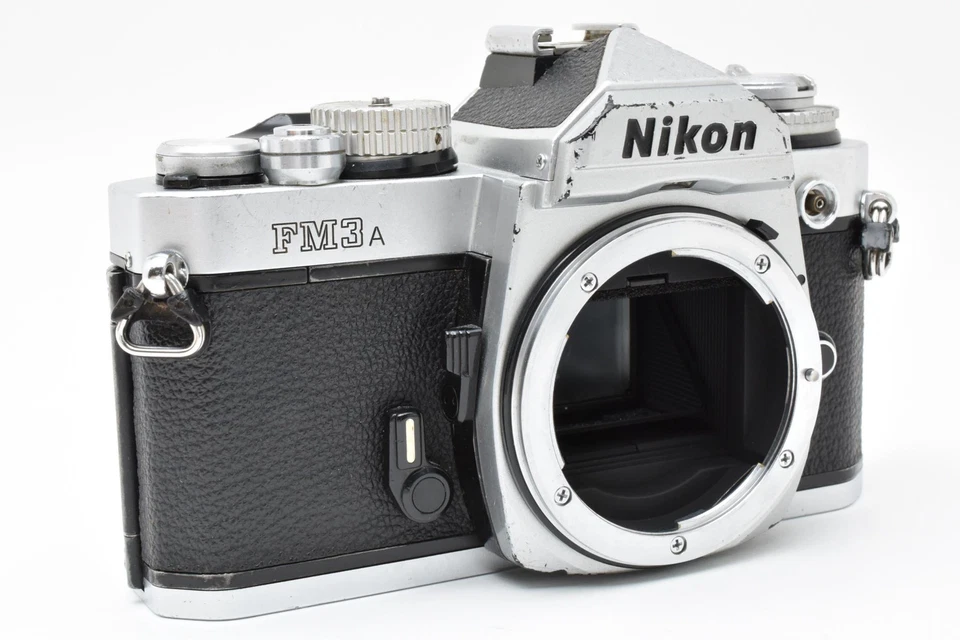 [Exc+5] Cuerpo de cámara fotográfica Nikon FM3A plateada 35 mm SLR de JAPÓN Foto 4 de 4