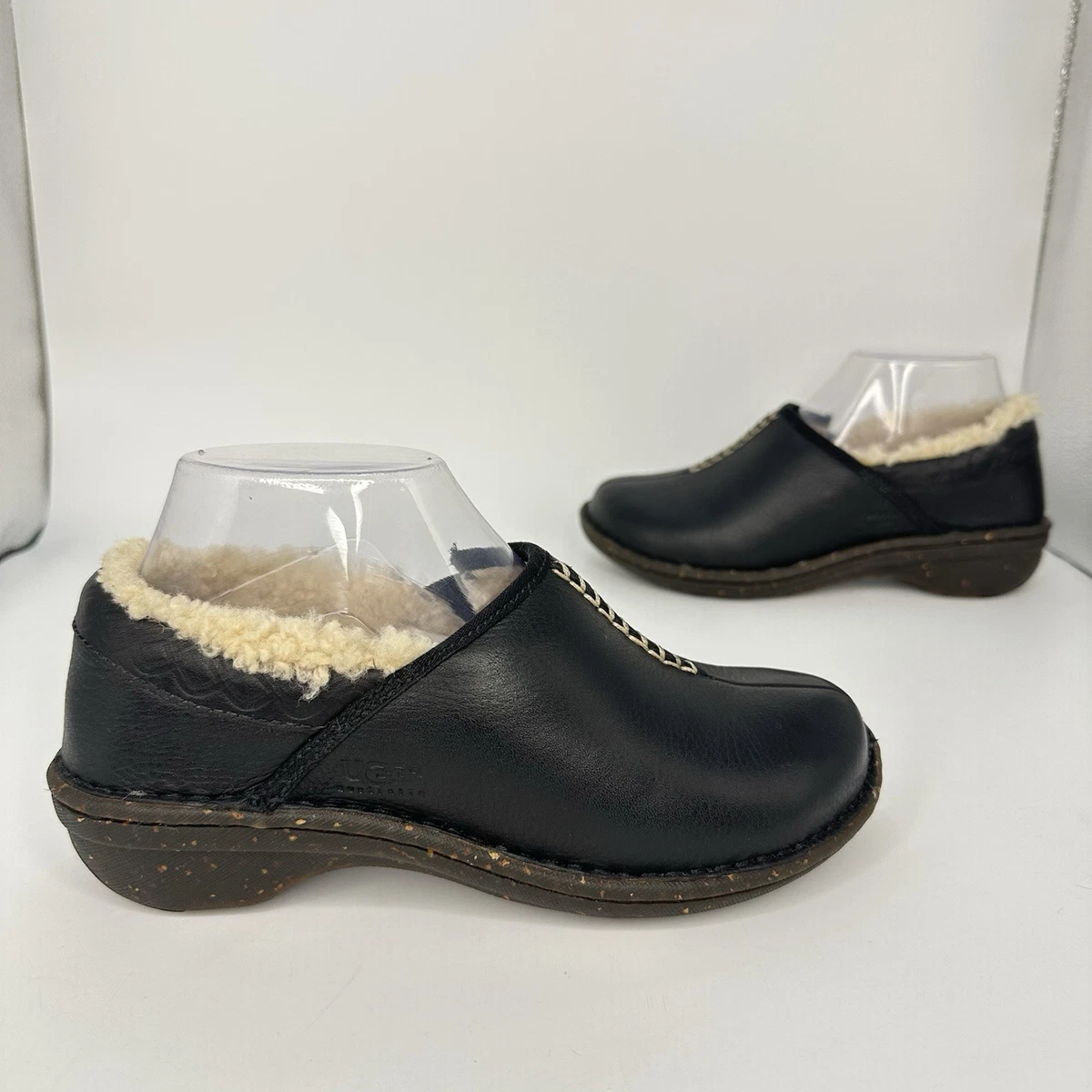 UGG Leather Upper Black Comfort Shoes for Women for sale | eBay display picture 3