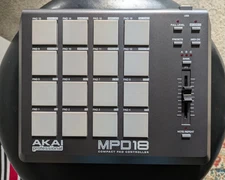 Akai MPD18 Compact Pad Midi Controller - USED - GREAT CONDITION