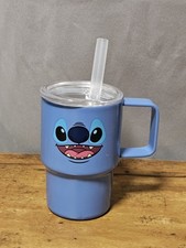 LILO  STITCH DISNEY Mini Tumbler With Straw 3 Inches Miniature BRAND NEW HTF