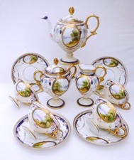 Noritake Hervorragendes antikes Teeservice mit Sockel