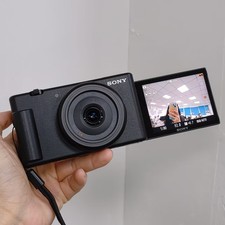 Sony ZV-1F 20.1MP 4K f/2 Vlogging Compact Digital Camera Black Tested - 95 New