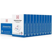 TRU RED Multipurpose Paper 8.5 x 11 - 20 lbs - 500 Sheets, 10 Reams