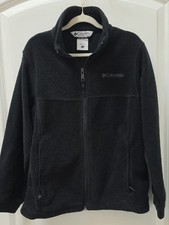 Columbia Black Full-Zip Fleece Jacket - Kids