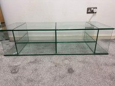 Luxury Green Apple Glass TV Stand Side Floor Shelves Vintage Stand Retro