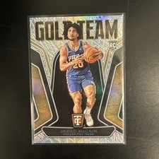 Jared McCain RC Gold Team Mirror 2024-25 Panini Totally Certified #1