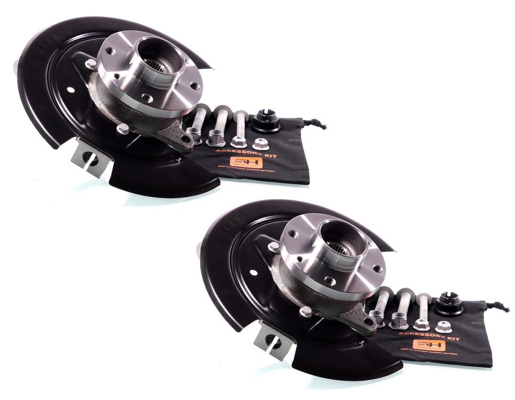2x Assembled Steering Knuckle Front Right=Left GH-283999CH/V
