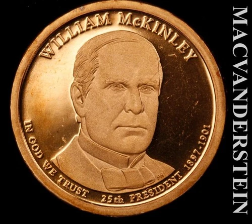 2013-S Presidential Dollar William McKinley Proof — photo from the most recent tracked eBay sale