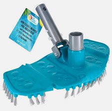 Pool Supply 12" Extra Flexible Weighted Pool Vacuum Head with Brushes - New