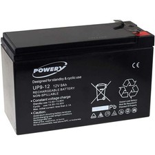 Powery Batteria al Piombo Gel per UPS APC Power Saving Back-UPS Pro 550 9Ah 12V (Sostituisce 