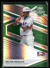 Kelvin Hidalgo 2020 Elite Extra Edition #180 Aspirations Green#/499 Dominican