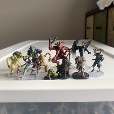 Lot of 10 Demon Gnoll Fiend Miniatures Dungeons and Dragons Pathfinder Figures 3