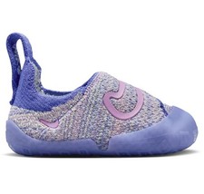 Nike Swoosh 1 TD Infantil Flyknit Zapatos Zafiro Lt Magenta Talla 4C FB3244-501