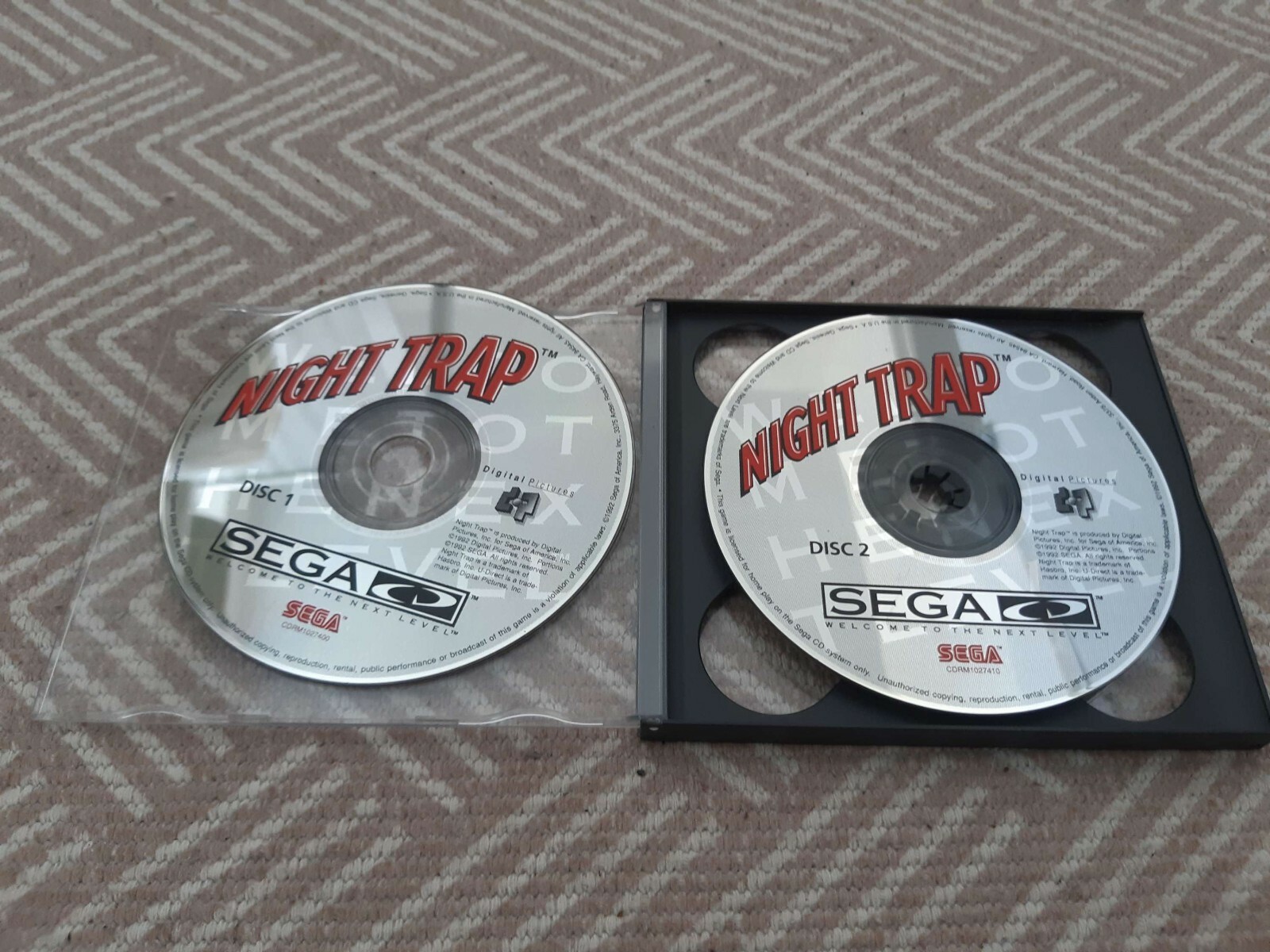 MEGA CD - Night Trap CD 1 & 2 seulement - Mega Drive Genesis Sega CD # NTSC/UC P