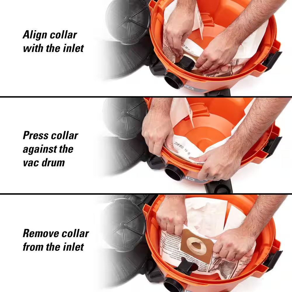 RIDGID Filter Kit With VF3500 Fine Dust Filter 3-4.5 Gal. (2-pack)