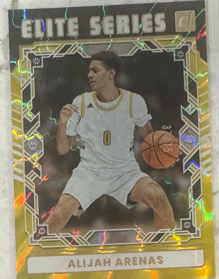 Alijah Arenas Elite Series Yellow /75 SSP 2025-26 Donruss Top Prospect! USC RC