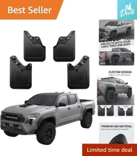 Custom-Fit Mud Flaps for Tacoma 2024-2026 - Heavy-Duty No-Drill Splash Guards