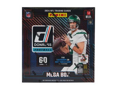 2024 PANINI DONRUSS FOOTBALL MEGA BOX - QTY