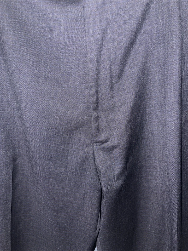JB Britches Pants Made in Italy 100% Wool Navy Flat Panel Front 44R X 35 - Image 2 of 4