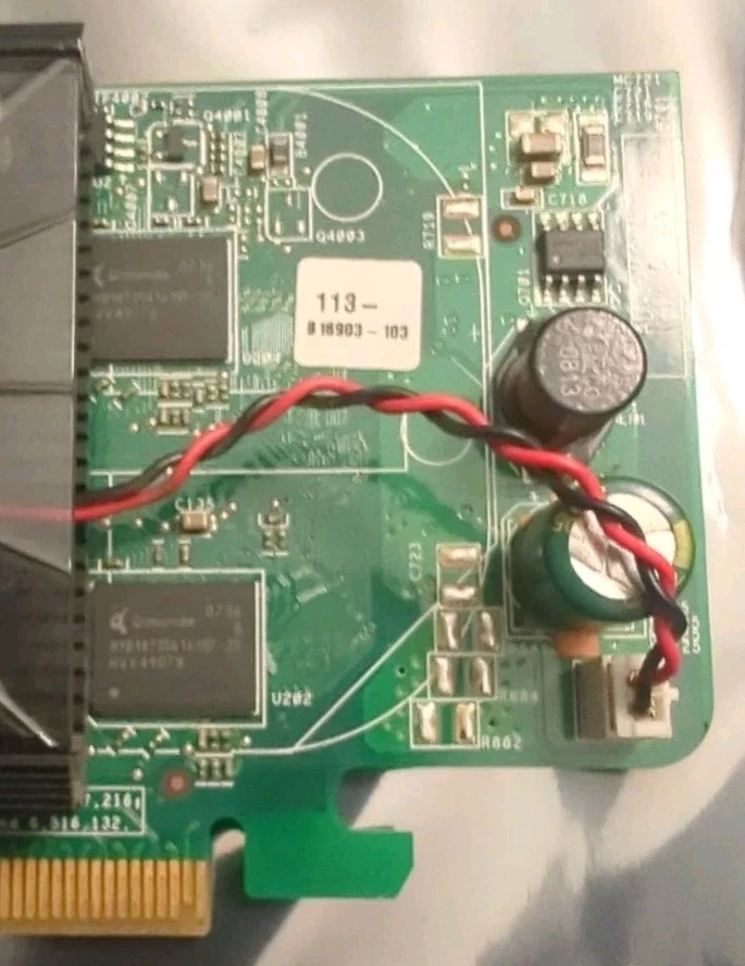 Used - Dell Asus ATI WX085/AD-RV610LE Radeon HD2400 Pro 128MB VGA DVI Video Card - Image 4 of 4