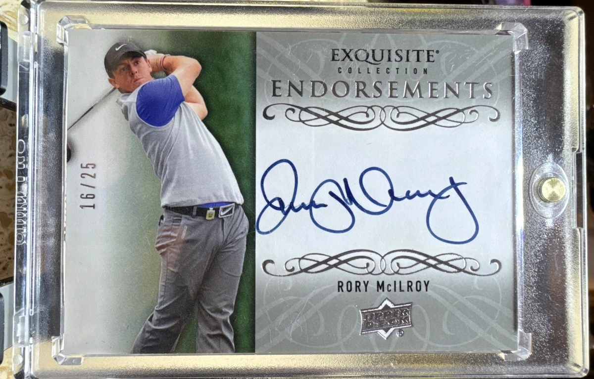 Rory McIlroy Golf Sports Trading Cards & Accessories Autographed