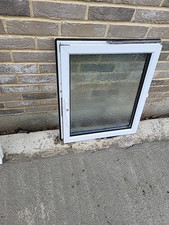 Upvc Openable Window. Obscure Glass 660w 660h
