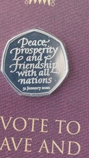 Royal Mint 2020 UK 50p Withdrawal From the EU - Brilliant Uncirculated Coin