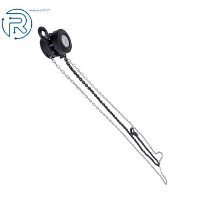 1 Ton/2200 lbs Capacity | Manual Chain Hoist | 10  Lift | 2 Hooks | Alloy steel