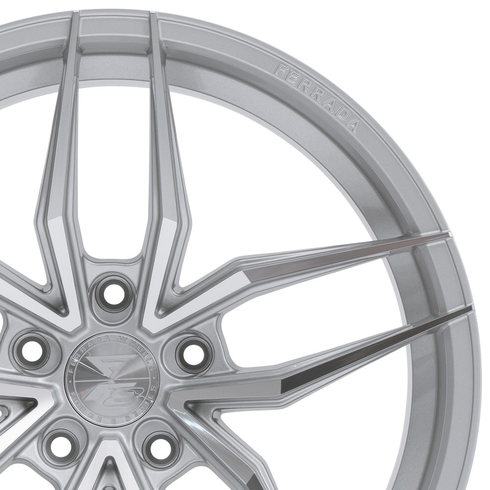 20" FERRADA F8-FR5 SILVER FORGED CONCAVE WHEELS RIMS FITS MASERATI GRANTURISMO