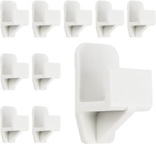 10Pcs Freezer Hook Refrigerator Shelf Clips Heavy-Duty Support Pegs...