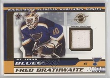 2001-02 Pacific Vanguard Fred Brathwaite Roman Turek #5 je2
