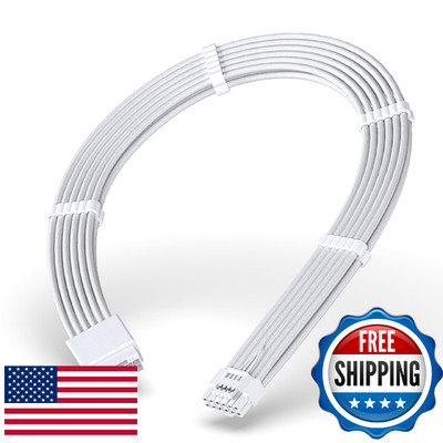 EZDIY-FAB 12VHPWR PCIe 5.0 GPU Power Sleeved Cable Extension 16pin (12+4)