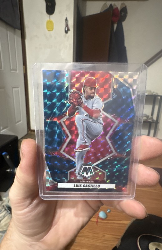2022 Panini Mosaic - Luis Castillo #175 Genesis Mosaic Prizm SSP CASE HIT!