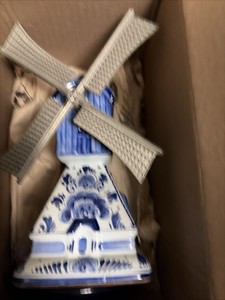 Musical  Dutch Porcelain Windmill