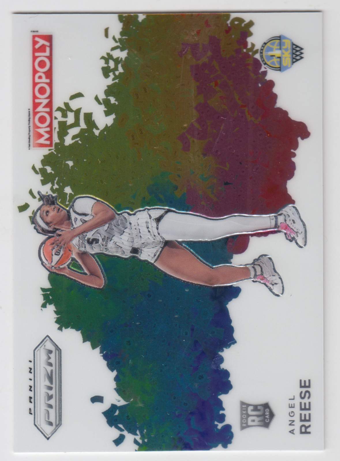 2024/25 PANINI WNBA PRIZM ANGEL REESE MONOPOLY MONEY BLAST COLORBLAST RC ROOKIE