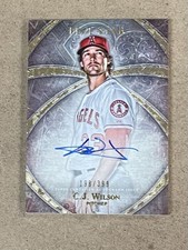 2014 TOPPS FIVE STAR SP AUTOGRAPHS GOLD #FSA-CW C.J. WILSON #D 198/399
