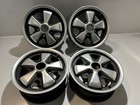 Genuine Porsche 911 912 Fuchs Wheels 55 x 14 Set of Four 90136101201 Dated 70