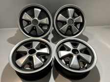 Genuine Porsche 911 912 Fuchs Wheels 5.5" x 14" Set of Four 90136101201 Dated 70