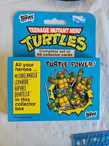 1990 Topps TMNT TMHT Trading Cards Box Set Teenage Mutant Hero Turtles AV - Picture 1 of 2