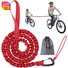 Abschleppseil für Kinderfahrrad Elastisch Schwarz Tragfähigkeit 500 lbs