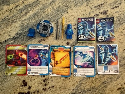 2012 LEGO NINJAGO 9570 NRG JAY COMPLETE WITH ALL PAPERWORK CARDS AND WEAPONS