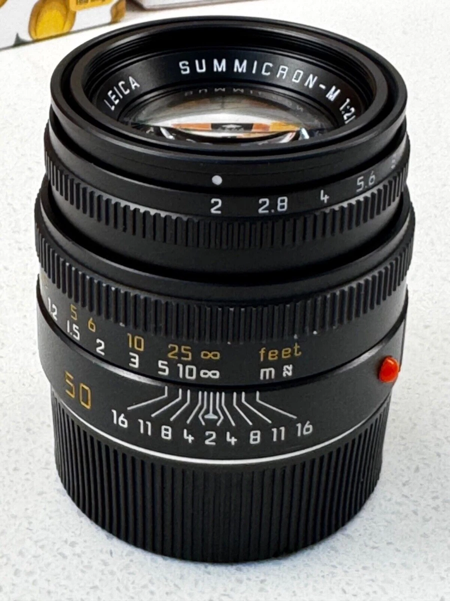 Leica SUMMICRON-M 50mm Focal f/2 Camera Lenses for sale - eBay