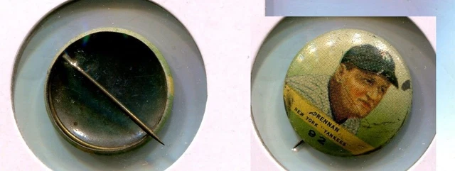 Don Brennan New York Yankees 1932 Orbit Kaugummi Pin 8252T