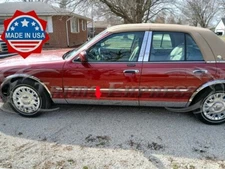 1992-2011 Mercury Grand Marquis LS Sedan Rocker Panel Molding Trim 5" 8Pc BW