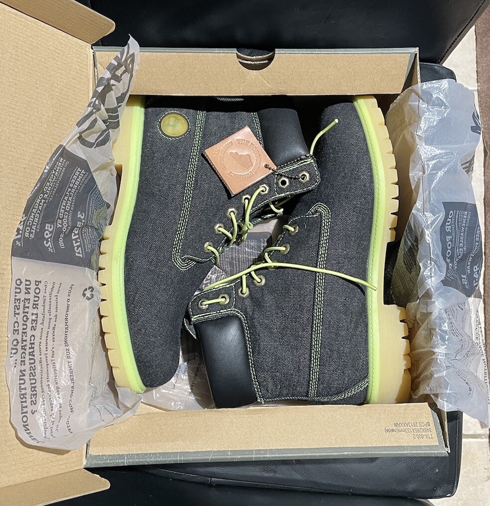 Wu-Tang RZA Staten Island Boroughs Project Vintage Timberland Boots Shoes Size 9 image 4