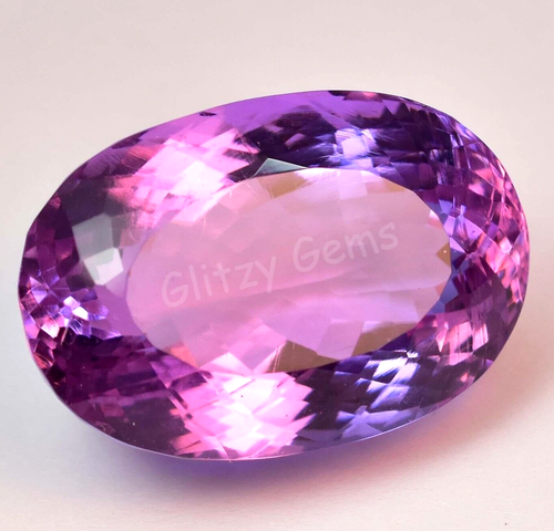 Flawless Lab-Created Alexandrite Big Oval 116.95 Ct Certified Loose Gemstone - Picture 5 of 8