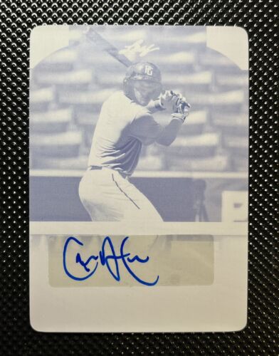 2015 Leaf Perfect Game National Carlos Cortes Magenta Printing Plate Auto 1/1 - Picture 1 of 2