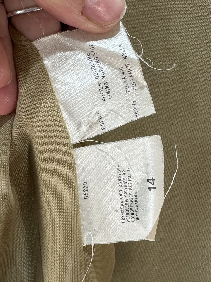 Conjunto de traje falda chaqueta azul diente Bleyle Hounds vintage para mujer talla 14 lana Foto 3 de 4